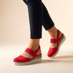 Women’s Orthopedic Comfort-Fit Espadrille Platform Sandals