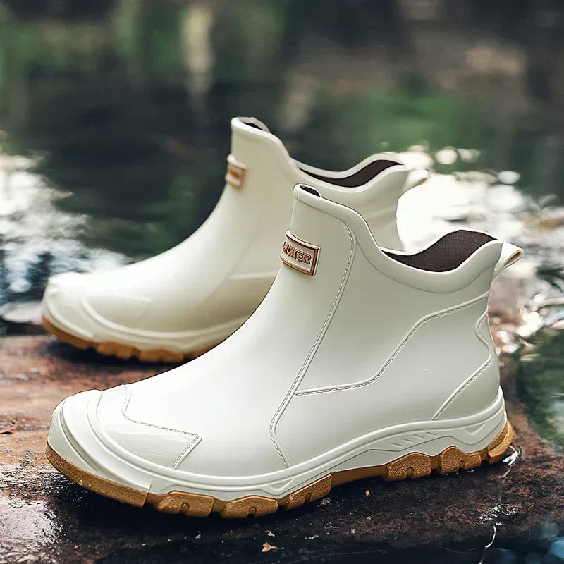 Women's Rain Boots with Waterproof Design and Durable Soles