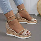 Women's Cushioned Sandals with Adjustable Straps and Arch Support