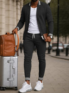 Jason™ | Athletic Inspired Blazer Pants Set