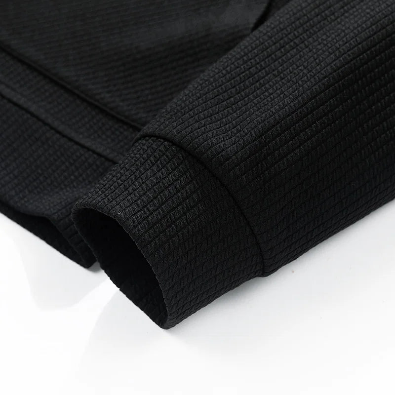 Men’s Winter Zip Cardigan – Stretch Knit Comfort Layer