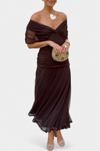 Women's Floral Print Maxi Elegant Dress