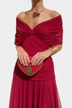 Women's Floral Print Maxi Elegant Dress