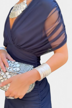 Women's Floral Print Maxi Elegant Dress