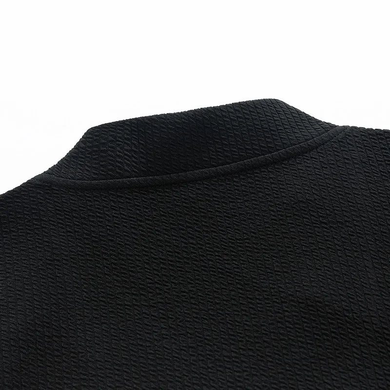 Men’s Winter Zip Cardigan – Stretch Knit Comfort Layer