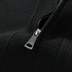 Men’s Winter Zip Cardigan – Stretch Knit Comfort Layer