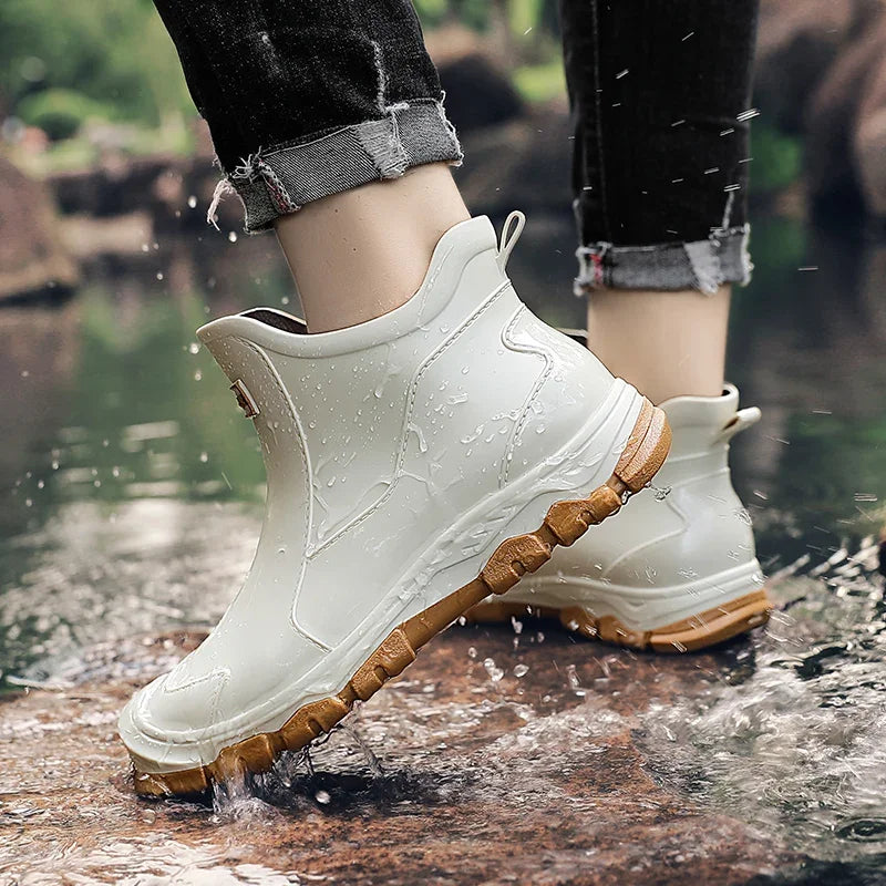 Women's Rain Boots with Waterproof Design and Durable Soles