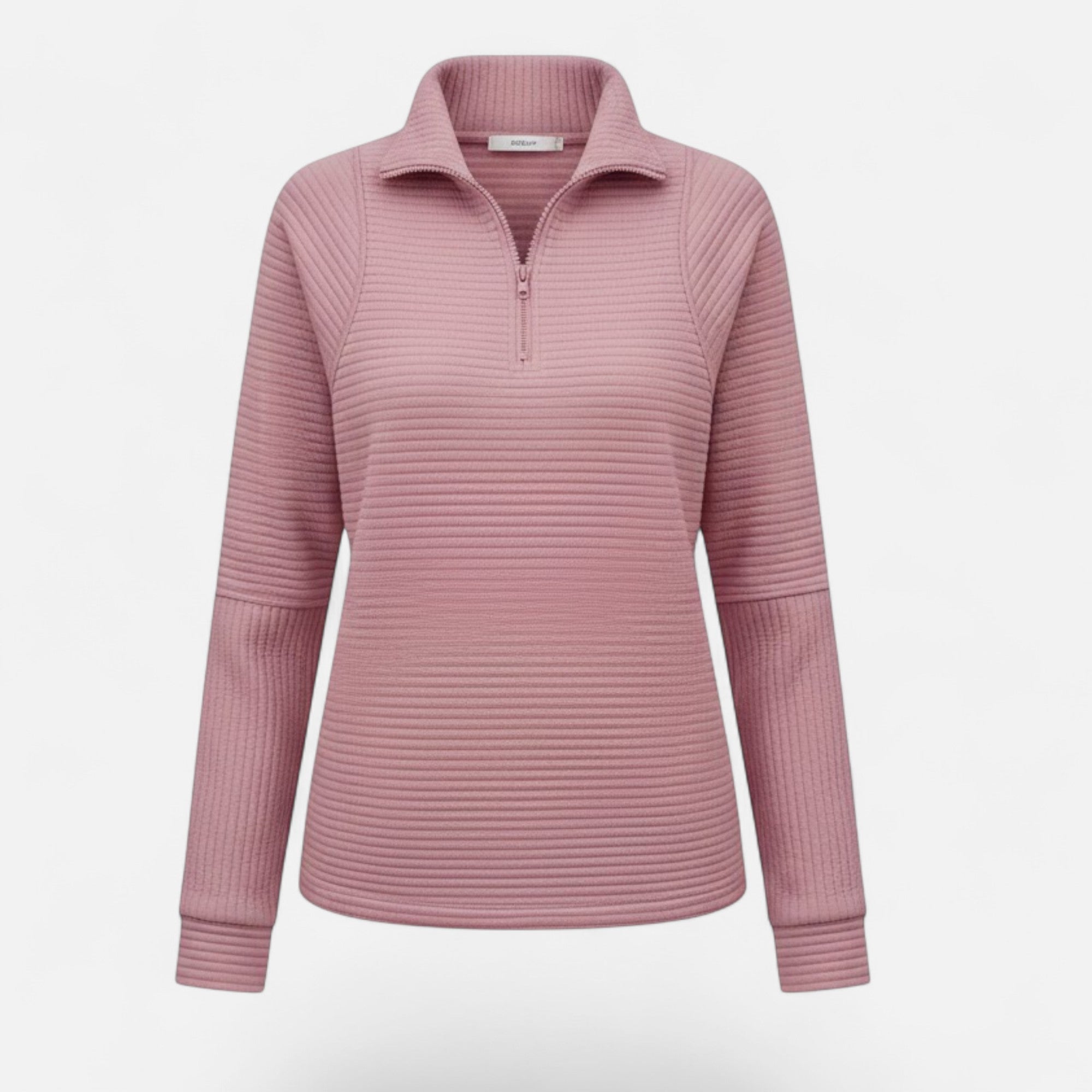 Valmonti | Women’s Zipper Stand-Collar Knit Sweaters