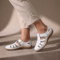 Women’s Orthopedic Closed-Toe Sandals with Adjustable Straps