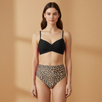 Women's Bikini Set with Floral Print and Band