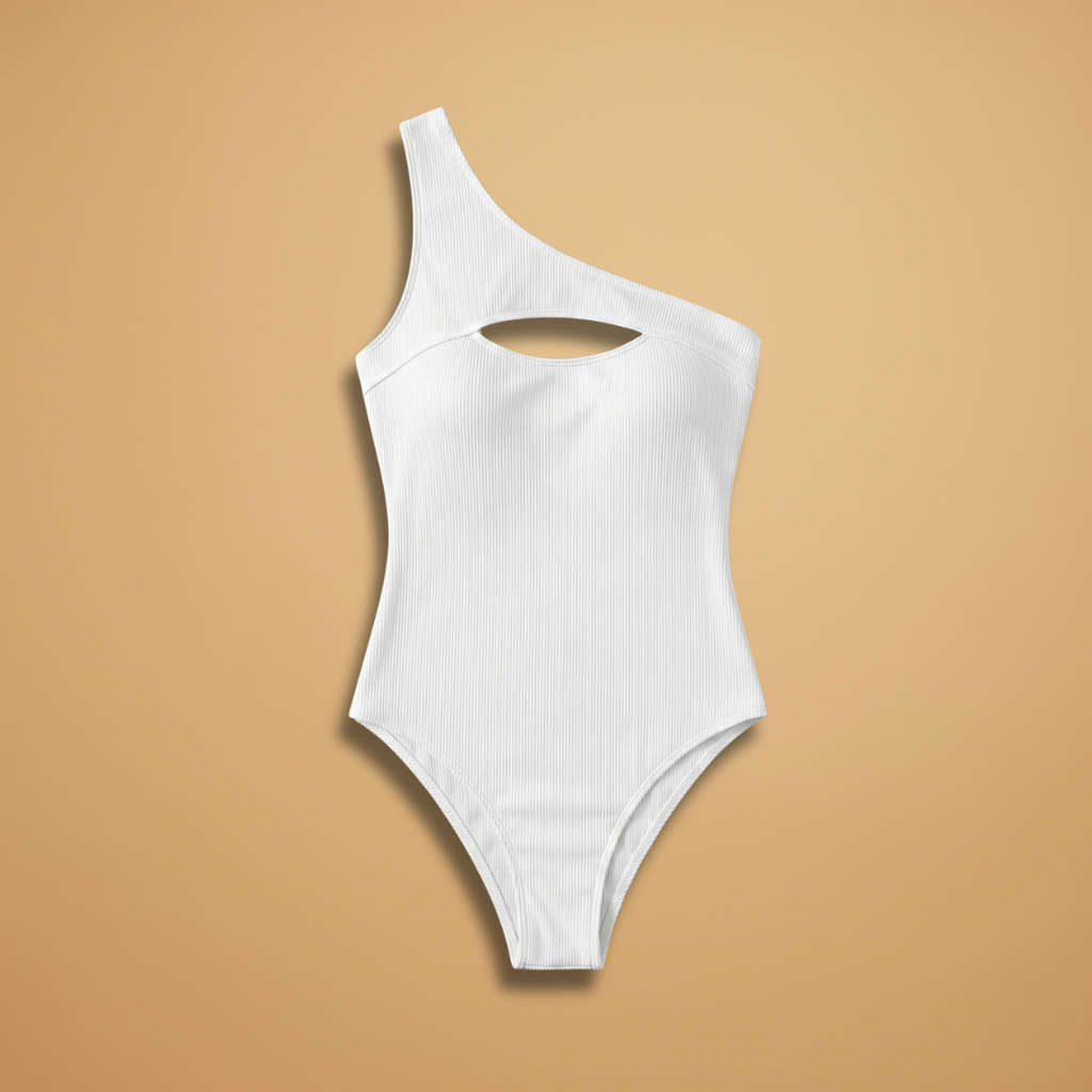 Women’s Bikini Swimsuit with High-Waisted Bottom