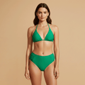 Women’s Bikini with Adjustable Straps and High Waist