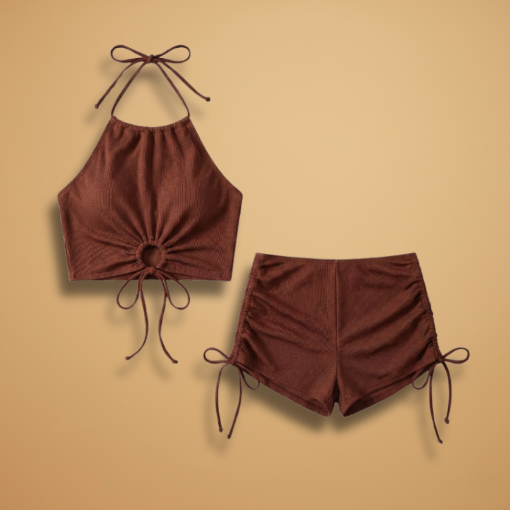Women's Bikini with Feminine Design and Fabric
