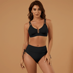 Women's Bikini with Split Straps and High Waist