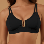 Women's Bikini with Split Straps and High Waist