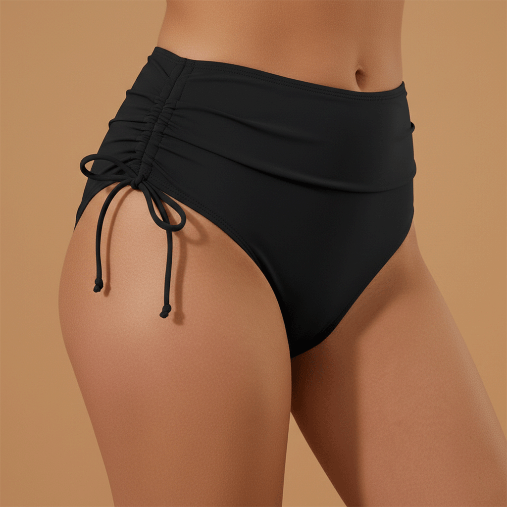 Women's Bikini with Split Straps and High Waist