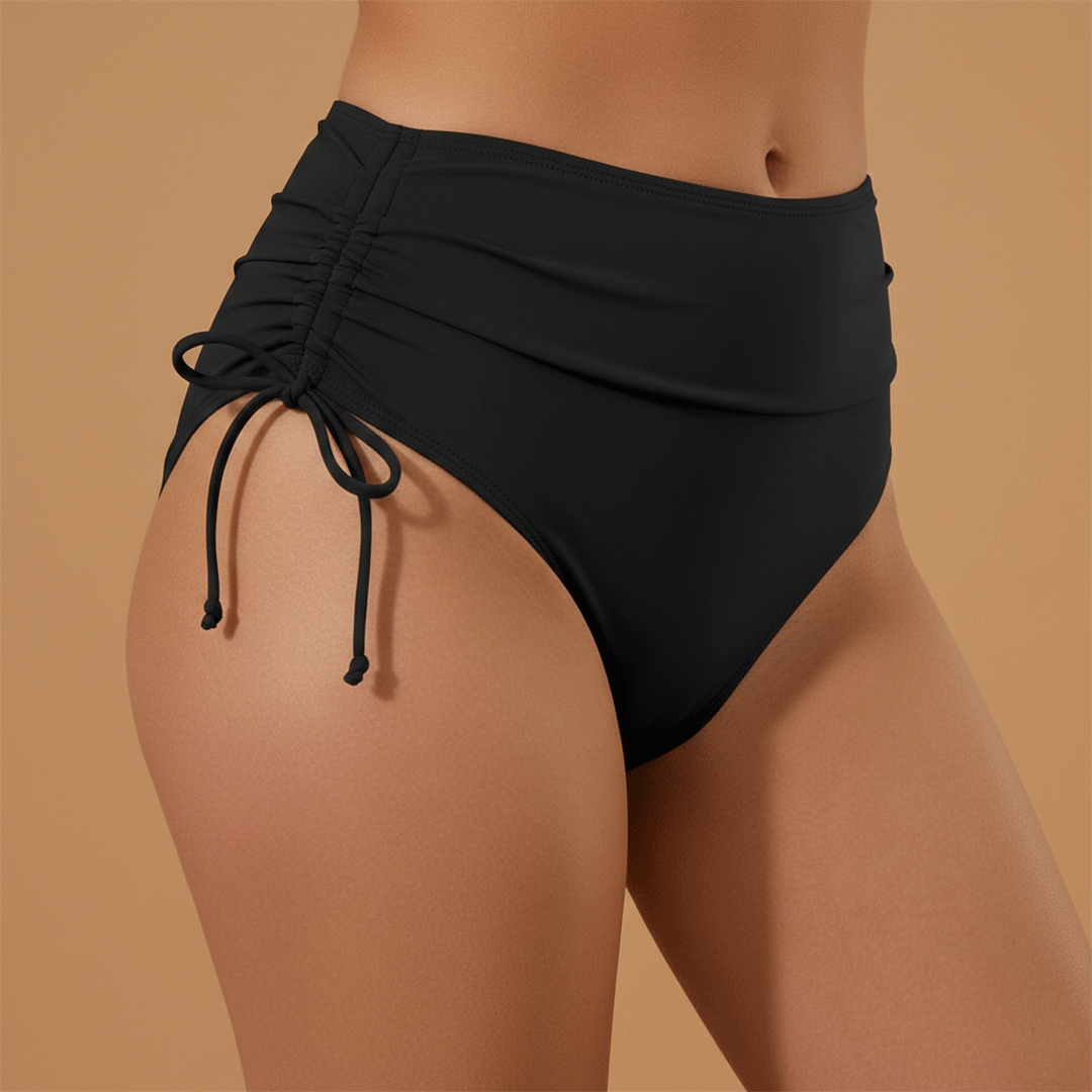 Women's Bikini with Split Straps and High Waist