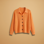 Women's Cardigan with button fastening and lapel collar