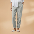 Women's Casual Jogger Pants with Adjustable Waistband