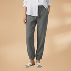 Women's Casual Jogger Pants with Adjustable Waistband