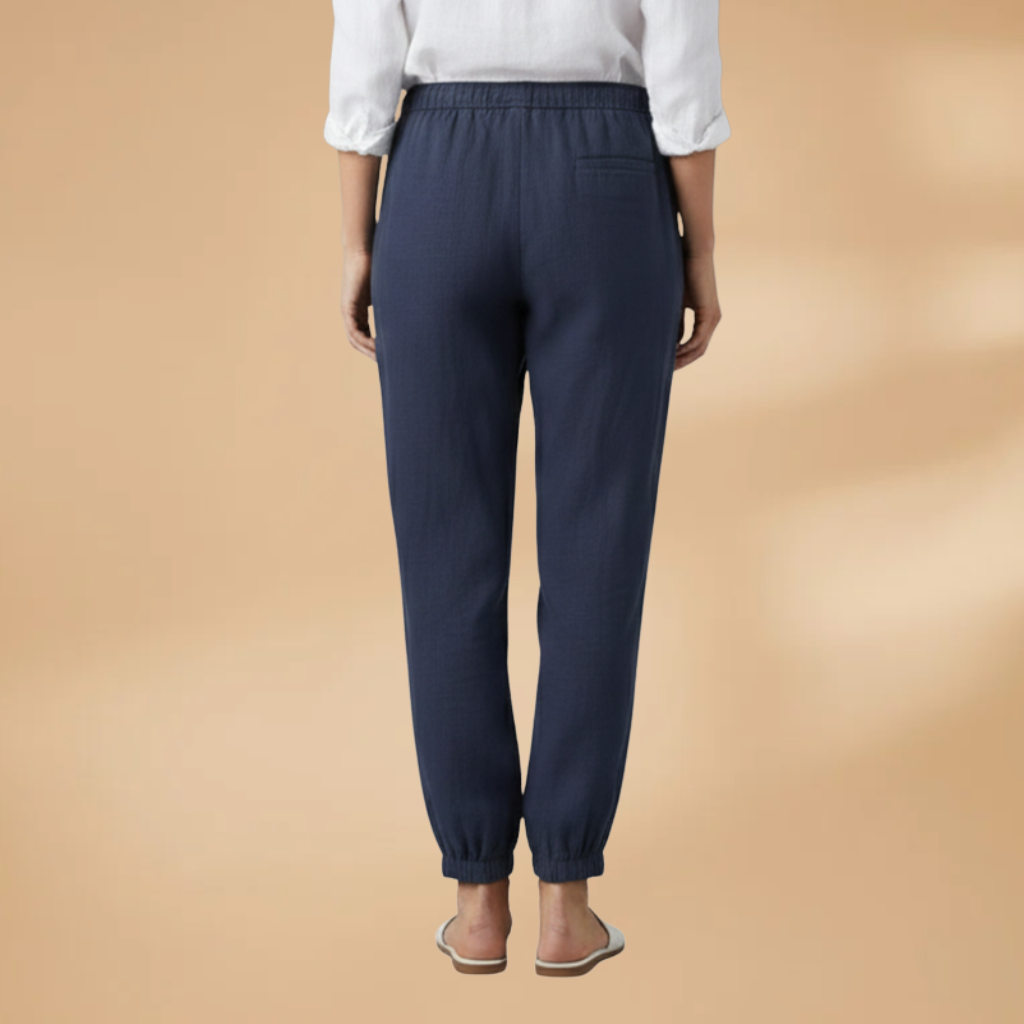 Women's Casual Jogger Pants with Adjustable Waistband