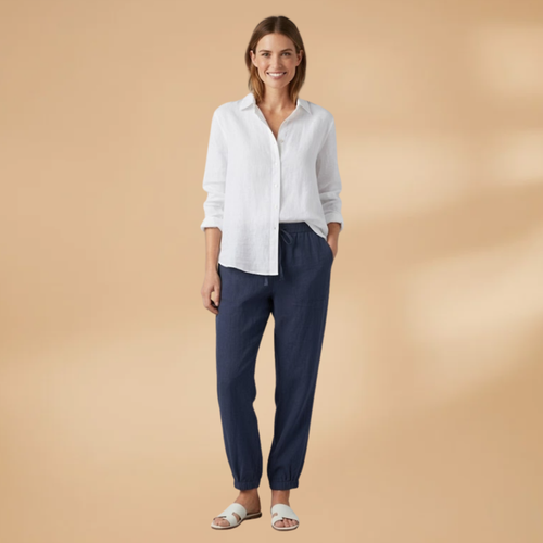 Women's Casual Jogger Pants with Adjustable Waistband