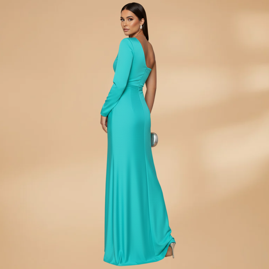 Women's Celeste Evening Dress with Elegant Fit and Fine Fabric