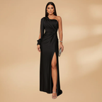 Women's Celeste Evening Dress with Elegant Fit and Fine Fabric