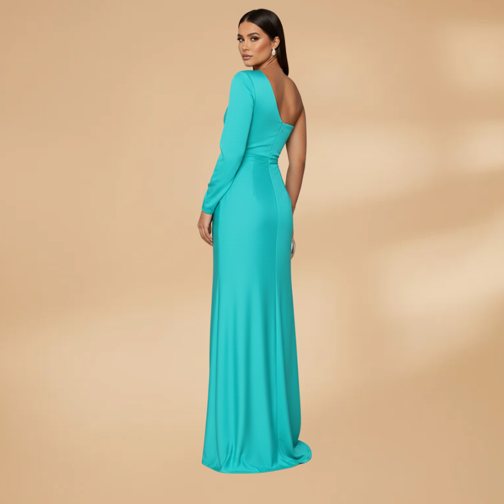 Women's Celeste Evening Dress with Elegant Fit and Fine Fabric