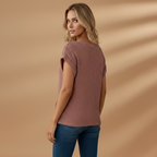 Women’s Fashion T-Shirt with Loose Fit for Casual Wear