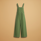 Women's Jumpsuit with Adjustable Straps and Side Pockets
