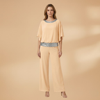 Women’s Jumpsuit with Sequins and Back Zip