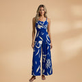 Women's Jumpsuit with Spaghetti Straps and Wide Legs
