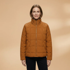 Women's Puffer Jacket with zip closure and padded surface