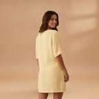 Women's Tunic Dress with V-Neck and Loose Fit