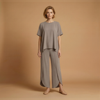 Women's Two-Piece Set with Short Sleeves