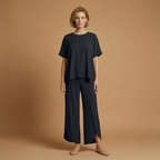Women's Two-Piece Set with Short Sleeves