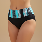 Women’s Two-Piece Wrap Bikini with Pattern for Summer