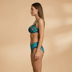 Women’s Bikini Set with High Waist and Underwire