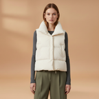 Women’s Bodywarmer Jacket with Large Pockets and Zip Closure