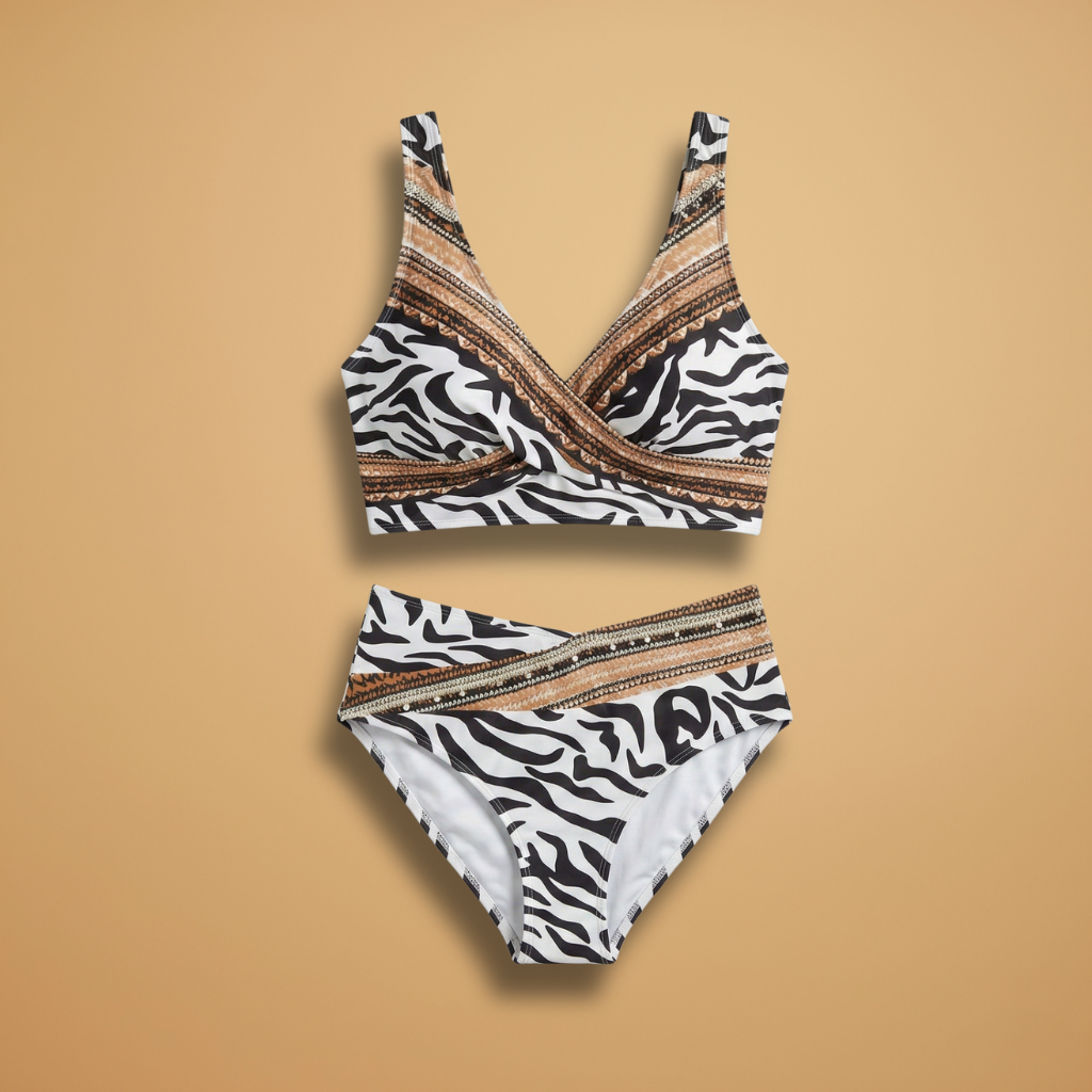 Women’s Crossover Bikini with Adjustable Straps