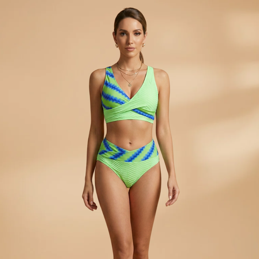 Women’s Crossover Bikini with Adjustable Straps