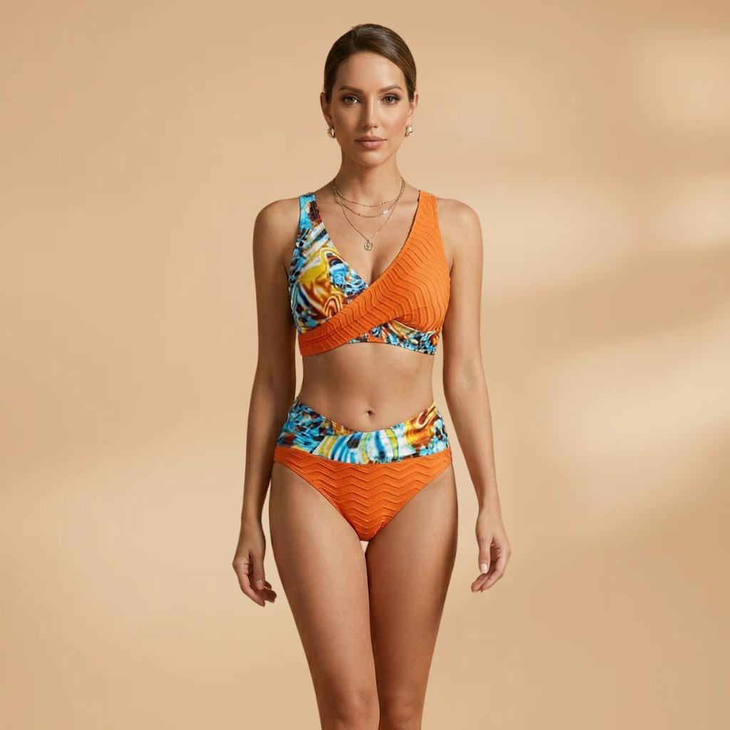 Women’s Crossover Bikini with Adjustable Straps