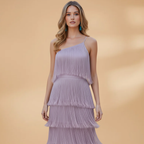 Women's Fringe Dress with Modern Italian Design