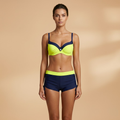 Women’s Push-Up Bikini with Underwire and Simple Design