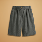 Women's Shorts with Elasticated Waistband and Tapered Legs