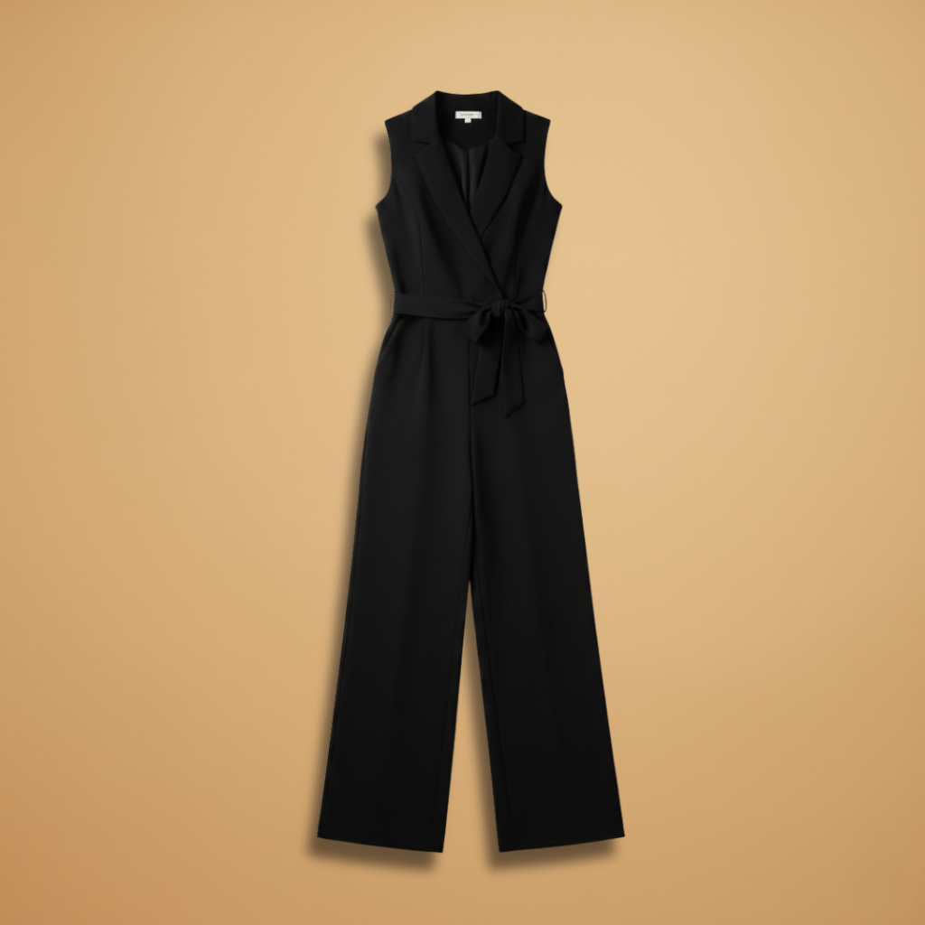 Women’s Sleeveless Jumpsuit with Slim-Fit Design for Versatile Styling