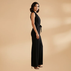 Women’s Sleeveless Jumpsuit with Slim-Fit Design for Versatile Styling
