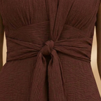 Women's Sleeveless Maxi Dress with Round Neck and Comfortable Fit