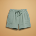 Women’s Summer Shorts with Elastic Waistband and Pockets